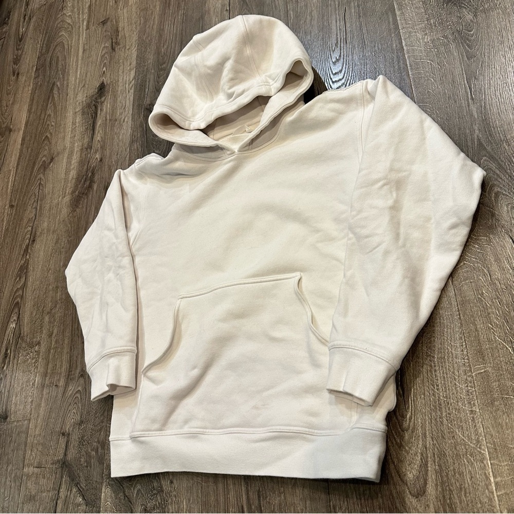 Lululemon Women’s All Yours Hoodie White Fleece Cozy Size S Soft Fleece Comfy - Picture 4 of 9